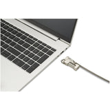 Kensington slim nanosaver 2.0 eq combination laptop lock diefstalbeveiliging (zilver)