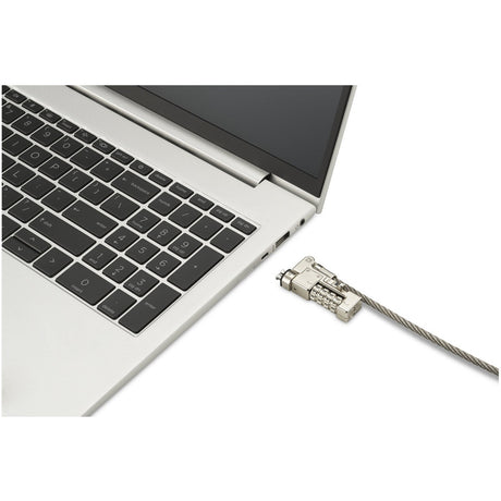 Kensington slim nanosaver 2.0 eq combination laptop lock diefstalbeveiliging (zilver)