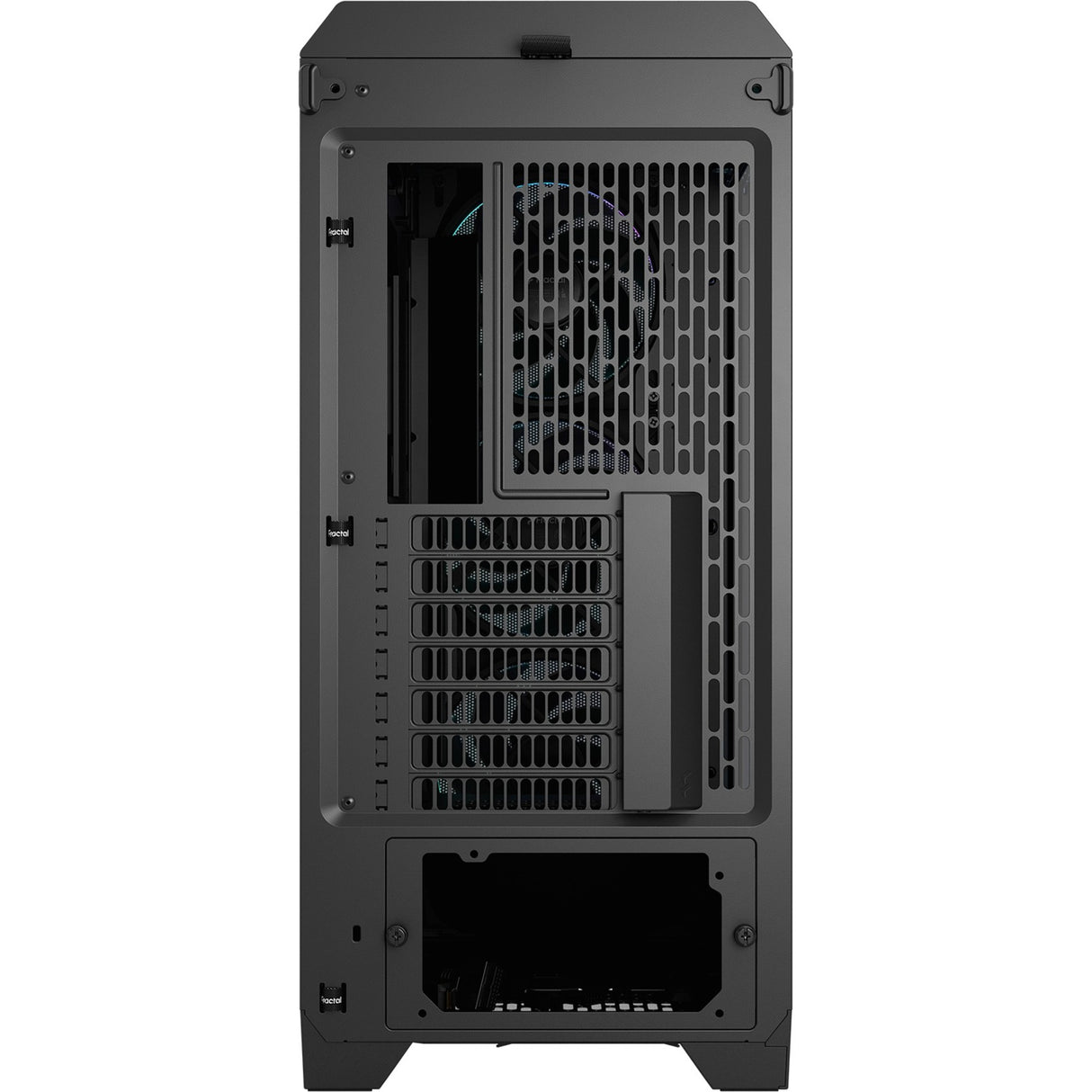 Fractal design meshify 3 rgb midi tower behuizing (zwart | 2x usb-a | 1x usb-c | rgb | tempered glass)
