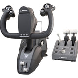 Thrustmaster tca yoke pack boeing edition gaming set (zwart grijs, pc, xbox one, xbox series x|s)