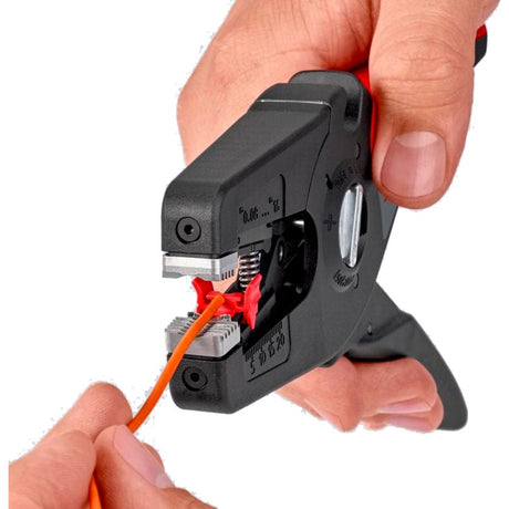 Knipex precistrip16 serie - automatische isolatiestriptang - 195mm - ergonomische handgreep - duits vakmanschap