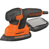 Black+decker schuurmachine mouse in koffer - ka2500k-qs