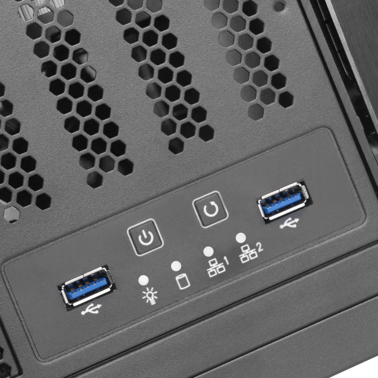 Silverstone rm41-h08 rack behuizing (zwart | 2x usb-a 3.2 (5 gbit s))
