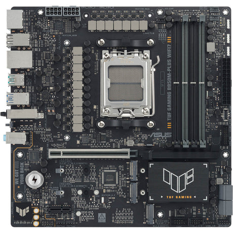 Asus tuf gaming b850m-plus wifi7 socket am5 moederbord (2.5gb-lan, wi-fi 7, bt, sound, µatx)