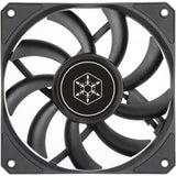 Silverstone air slimmer 120 case fan (zwart, 120 x 15 x 120 mm, pwm)