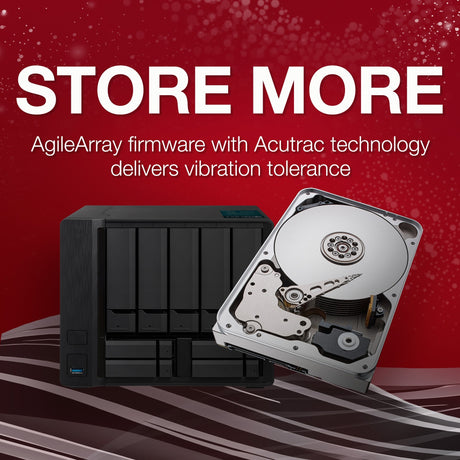 Seagate ironwolf, 10 tb harde schijf (st10000vn000, sata 600, 24 7)