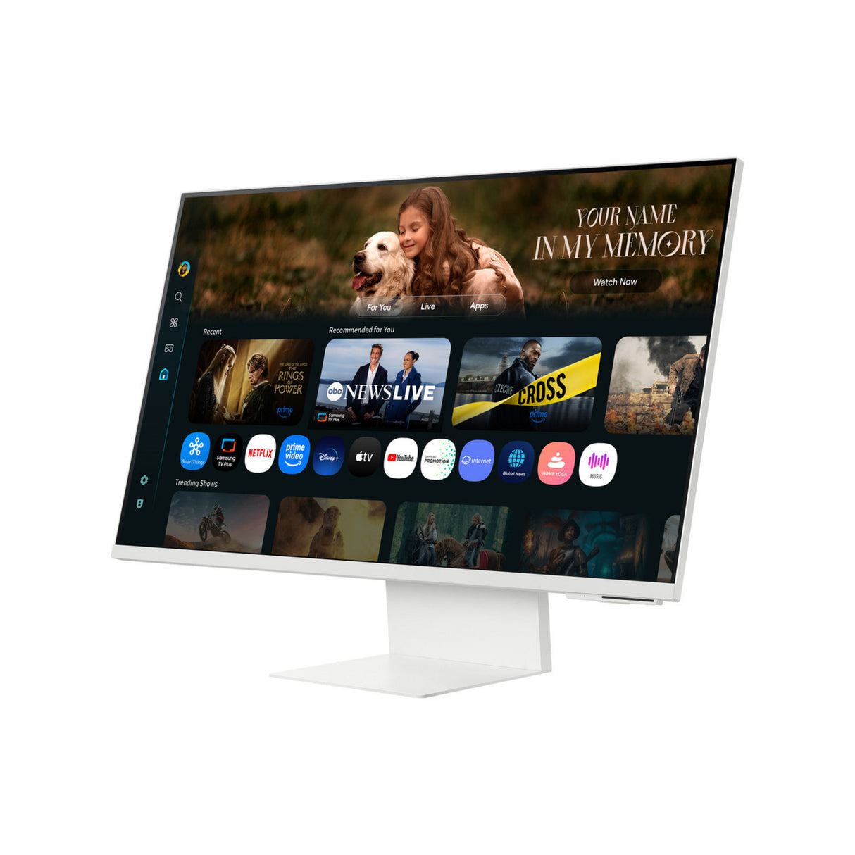 Samsung smart monitor m8 m80f 32 4k uhd (wit, hdmi, usb-c, usb-a, wifi, bt)