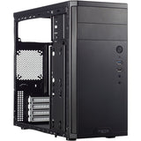 Fractal design core 1100 mini tower behuizing (zwart | 2x usb-a)