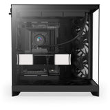 Nzxt h9 flow midi tower behuizing (zwart (mat) | 2x usb-a | 1x usb-c | tempered glass)