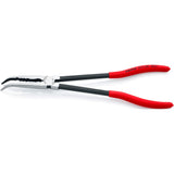 Knipex montagetang gebogen 2881280 grijptang (rood zwart)