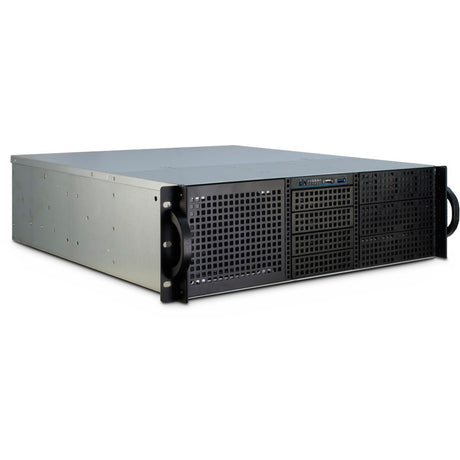 Inter-tech 3u-30248 rack behuizing (zwart | 2x usb-a)