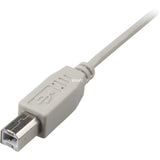 Sharkoon usb-a 2.0 naar usb-b kabel (grijs, 0,5 meter)