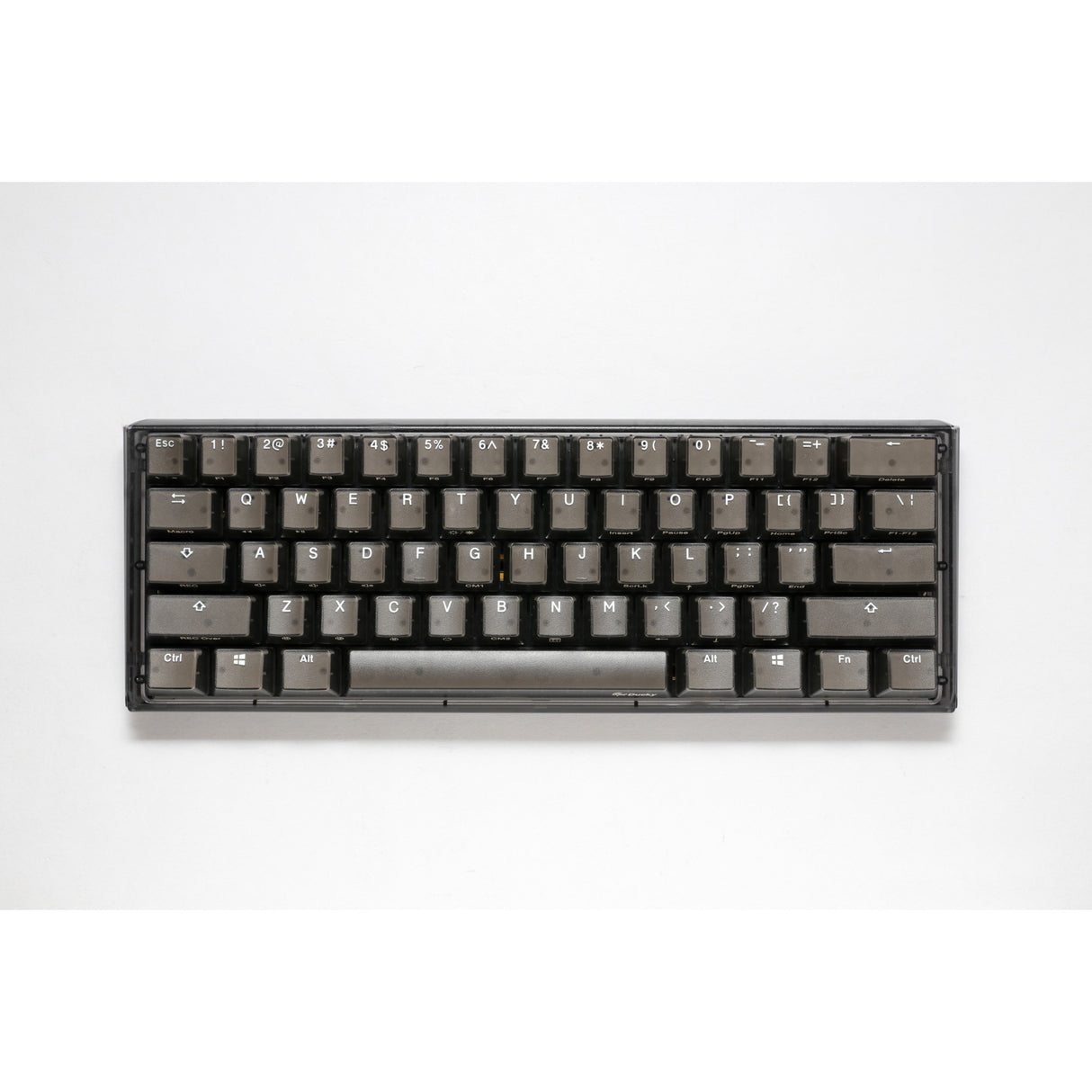 Ducky one 3 mini aura rgb mechanisch toetsenbord (zwart, us lay-out (qwerty), cherry mx brown, 60%, abs double shot, hot swap)