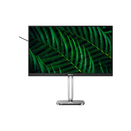 Philips 27b2g5601 27 monitor (zilver zwart, hdmi, displayport, usb, lan, audio)