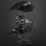 Logitech g502 hero high performance gaming mouse (zwart, 100 - 25.600 dpi, rgb leds)