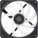Silverstone air slimmer 140 argb case fan (zwart, 140 x 15 x 140 mm, pwm)