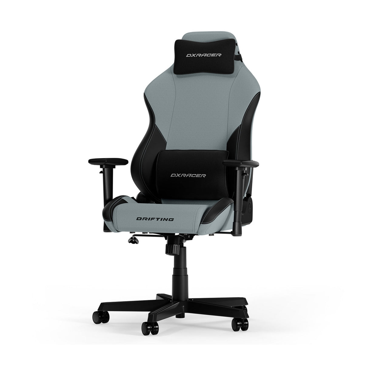 Dxracer drifting xl cyan black fabric gamestoel (zwart)