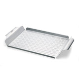 Weber deluxe grillpan grillkorf (zilver)