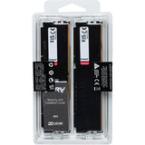 Kingston fury beast 32 gb ddr5-5600 (2x 16 gb) werkgeheugen (zwart, kf556c40bbk2-32, xmp 3.0)