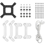 Deepcool lt360 argb waterkoeling (wit, 4-pins pwm fan-connector)