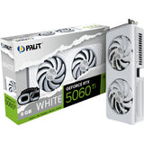 Palit geforce rtx 5060 ti oc white 8gb grafische kaart (wit, dlss 4, 3x displayport, 1x hdmi 2.1)