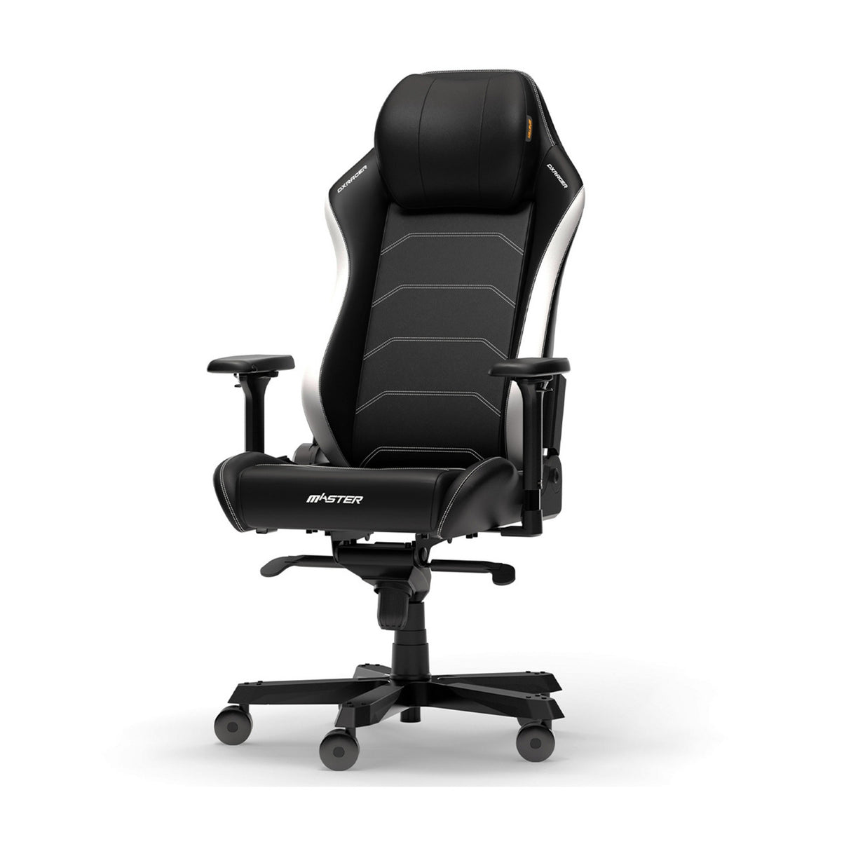 Dxracer master xl black white epu leathe gamestoel (zwart wit)