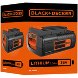 Black+decker accu bl20362 oplaadbare batterij (zwart oranje, 36v, 2ah)