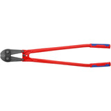 Knipex boutensnijder 71 72 910 kniptang (rood blauw, middensnijder, geschroefd scharnier)