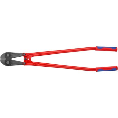 Knipex boutensnijder 71 72 910 kniptang (rood blauw, middensnijder, geschroefd scharnier)