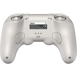 8bitdo pro 3 bluetooth gamepad (lichtgrijs rood, switch 1 2, pc, android, 2.4 ghz bluetooth usb)