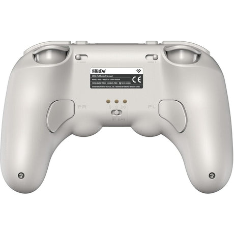 8bitdo pro 3 bluetooth gamepad (lichtgrijs rood, switch 1 2, pc, android, 2.4 ghz bluetooth usb)