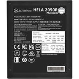 Silverstone hela 2050r platinum, modulaire 2050 watt voeding (zwart, 14x pcie)