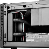Silverstone sst-sg13b-c mini tower behuizing (zwart | 1x usb-a | 1x usb-c)