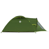 Coleman darwin 2 plus blackout tent – 2 persoons koepeltent - blackout bedroom technology – met luifel - groen