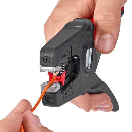 Knipex precistrip16 serie - automatische isolatiestriptang - 195mm - ergonomische handgreep - duits vakmanschap