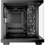 Be quiet! light base 500 midi tower behuizing (zwart | 2x usb-a | 1x usb-c | rgb | window)