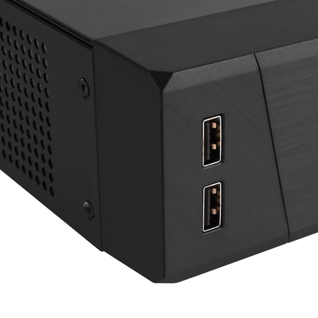 Silverstone sst-ml10b htpc behuizing (zwart | 2x usb-a)