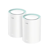 Cudy ac1200 gigabit mesh wi-fi system (2-pack) mesh router (wit)