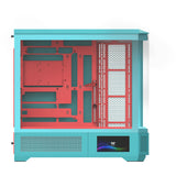 Thermaltake view 600 tg mint strawberry big tower behuizing (mint bes | 2x usb-a | 1x usb-c | tempered glass)