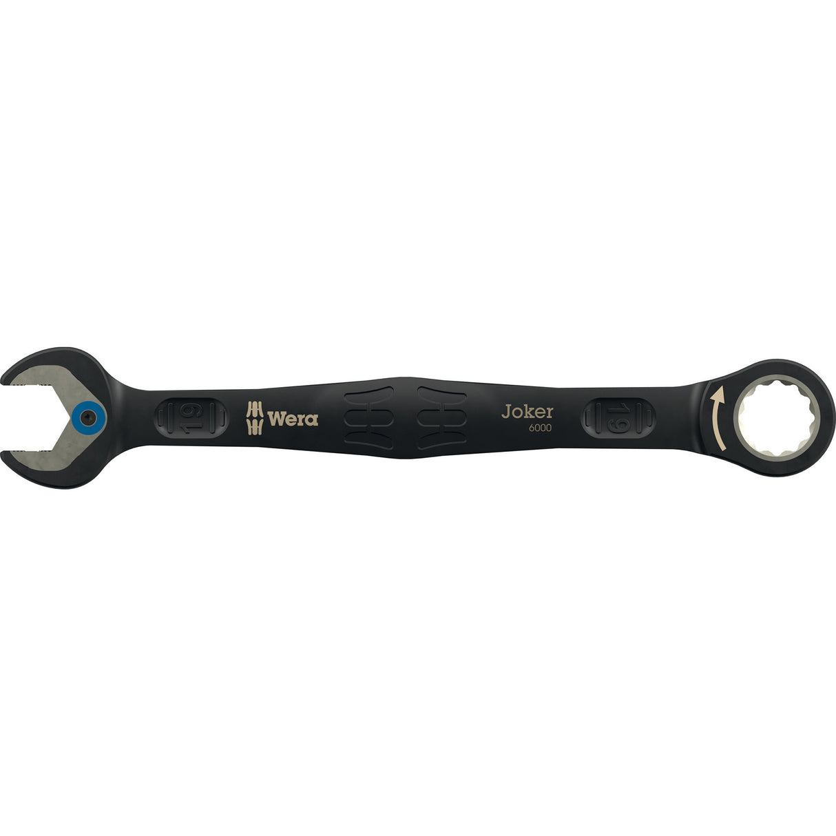 Wera 6000 joker black edition 11 set 1 steek-ringratelsleutelset, 11‑delig moersleutel (zwart)