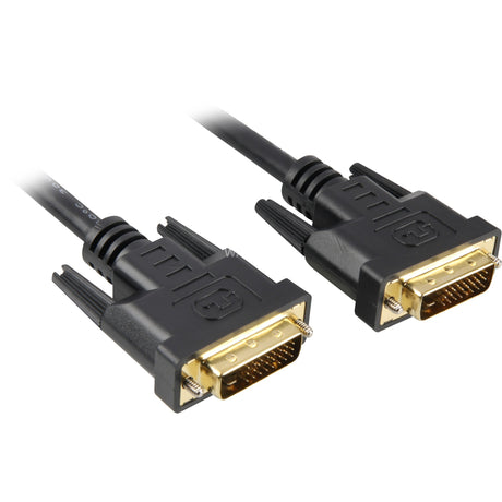 Sharkoon dvi-d kabel (zwart, 5 meter, dual-link)