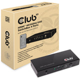 Club 3d hdmi switch 2.0 uhd (zwart)