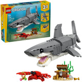 Lego woeste haai met schatkist constructiespeelgoed (31381)