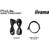 Iiyama prolite xb2796hsc-b1 27 monitor (zwart (mat), 144 hz, hdmi, usb-c, audio)