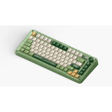 Iqunix zx75 camping wireless mechanical keyboard (groen, us lay-out (qwerty), iqunix moonstone, 75%, rgb leds, hot-swappable, double-shot pbt, 2.4ghz | bluetooth 5.1 | usb-c)