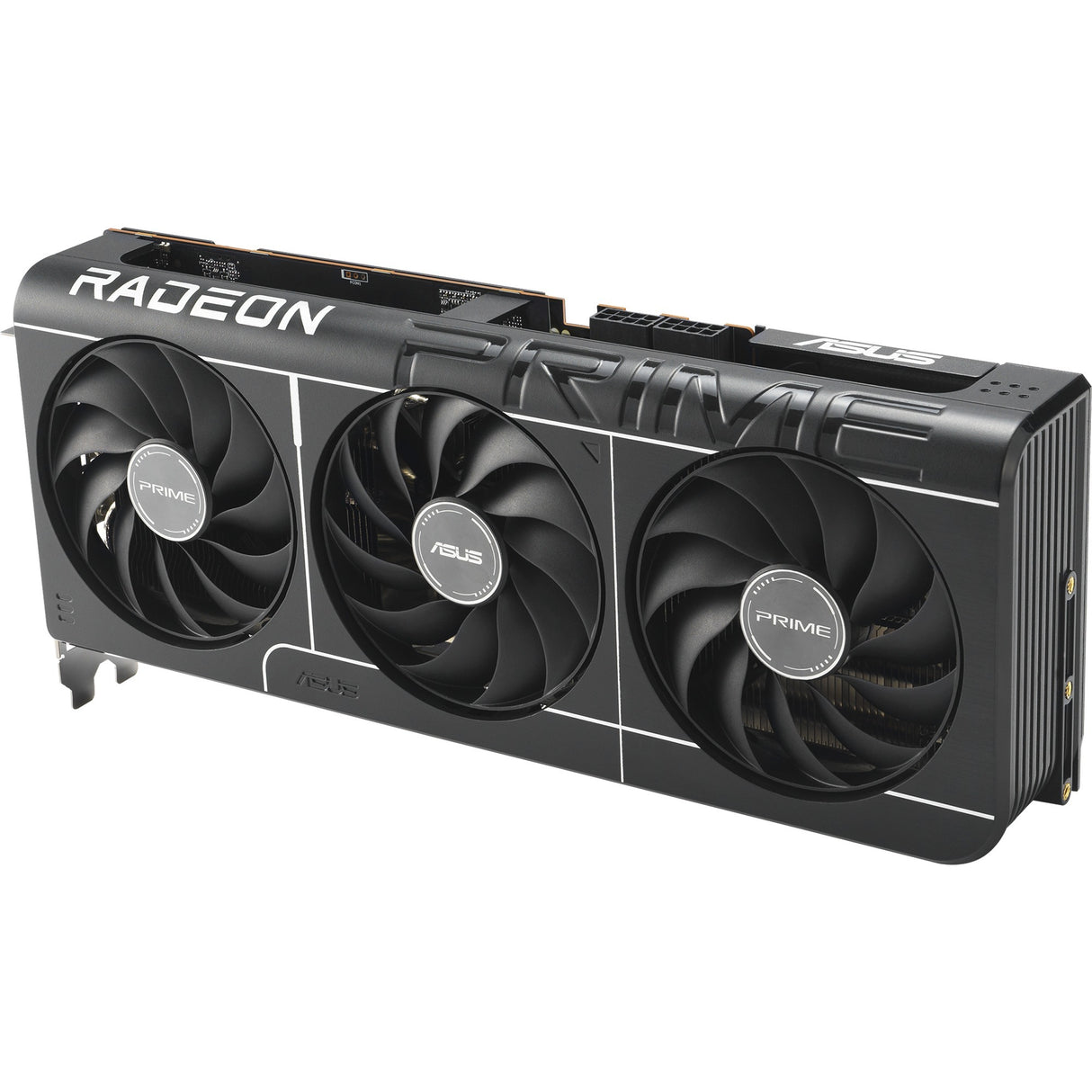 Asus prime radeon rx 9070 oc grafische kaart (grijs, 3x displayport, 1x hdmi, rdna4)