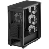 Deepcool matrexx 55 v4 c midi tower behuizing (zwart | 1x usb-a | 1x usb-c | rgb | window)