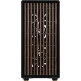 Fractal design north xl rc charcoal black tg dark midi tower behuizing (zwart houtkleur | 2x usb-a | 1x usb-c | tempered glass)