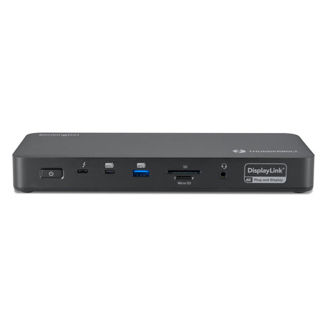 Kensington sd5920t eq thunderbolt 4 quad 4k hybrid dock met displaylink technology dockingstation (zwart)