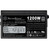 Silverstone sst-st1200-pts modulaire 1200 watt voeding (zwart, 8x pcie)